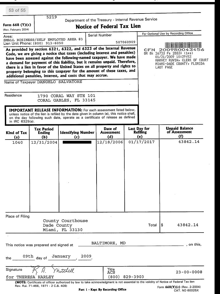 Did a title search on a property but what does this mean?