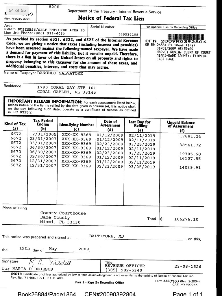 Did a title search on a property but what does this mean?