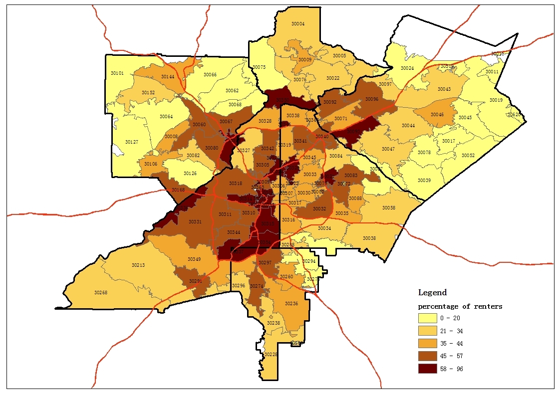 Intown Atlanta Zip Code Map - United States Map