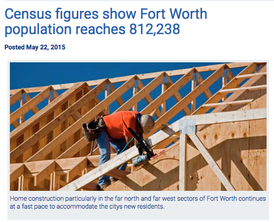 Normal 1432755874 Census Figures Show Fort Worth Population Reaches 812 238   City Of Fort Worth  Texas 2015 05 27 14 44 15