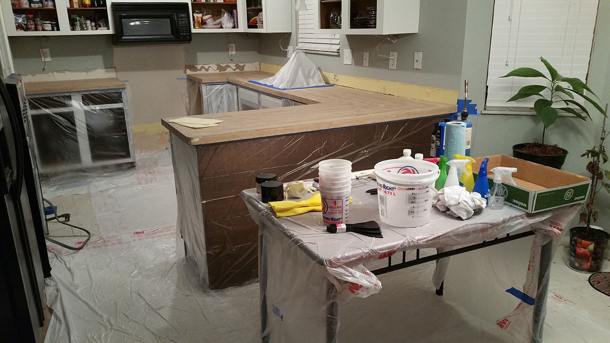 Diy Countertop Refinishing With Epoxy My Experience