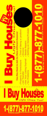 do door hangers work wholesale real estate flyers