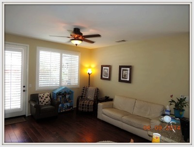 A cozy living room is one of the many wonderful feature this Temecula CA home for sale has.